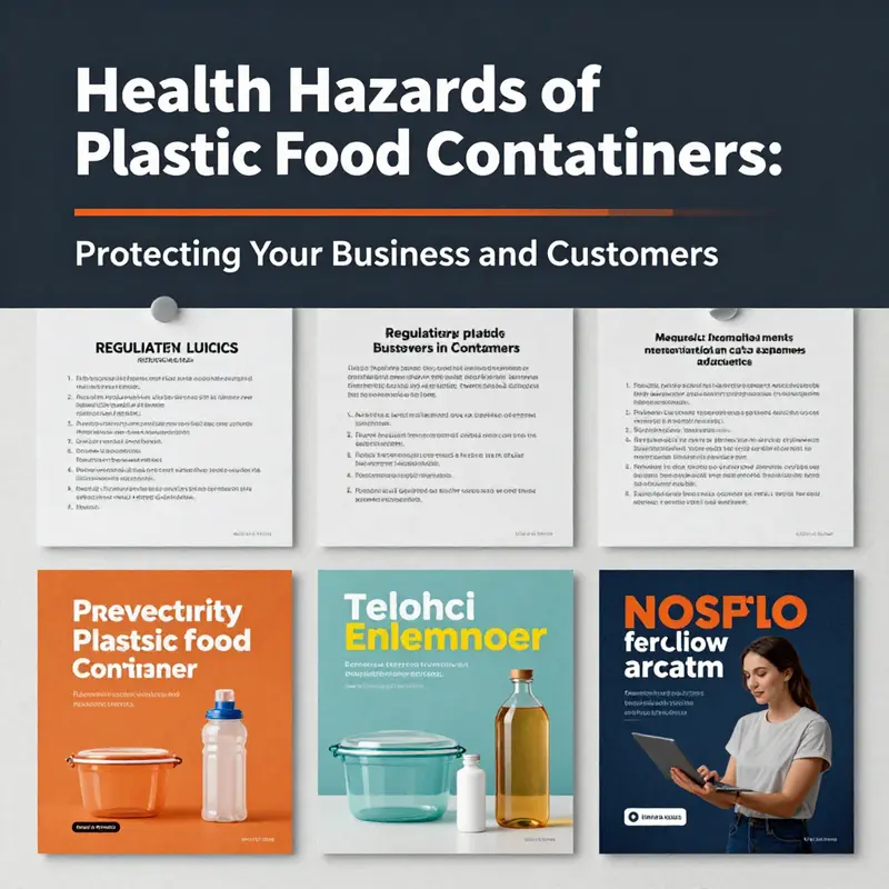 Plastic food containers often contain harmful chemical additives that can leach into food.