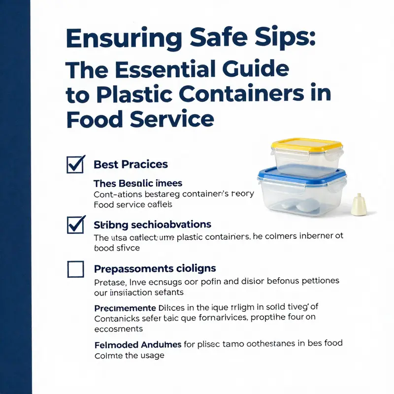 A comparison chart featuring different types of plastic food containers along with their safety ratings.