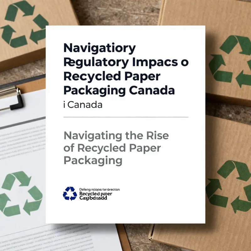 Legal frameworks guiding the adoption of recycled paper packaging.