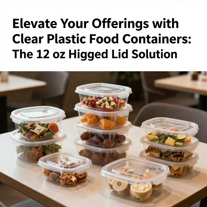 A dining table featuring clear plastic food containers with hinged lids holding various appetizing dishes.