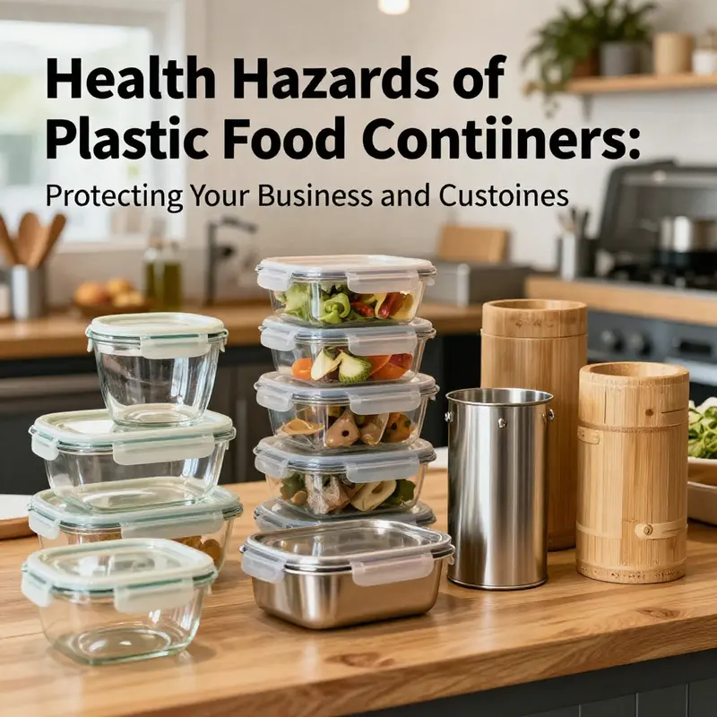 Plastic food containers often contain harmful chemical additives that can leach into food.
