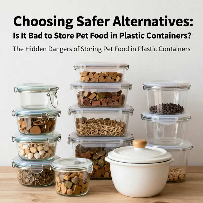 Understanding the potential chemical risks in pet food storage.