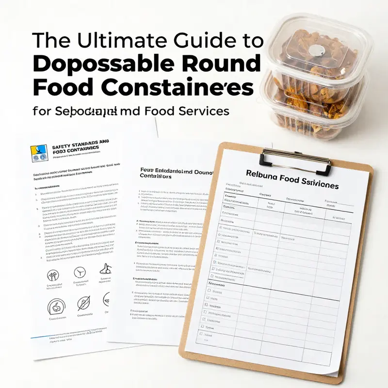 An assortment of disposable round food containers made from different materials, showcasing their versatility.