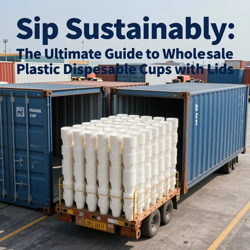 Various materials of wholesale plastic disposable cups highlighting durability and eco-friendliness.