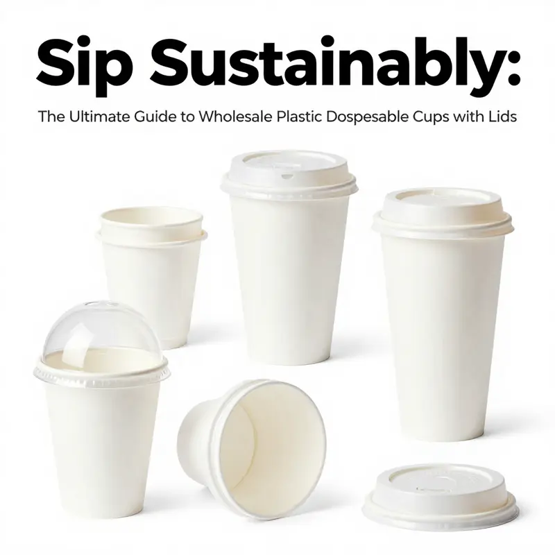 Various materials of wholesale plastic disposable cups highlighting durability and eco-friendliness.