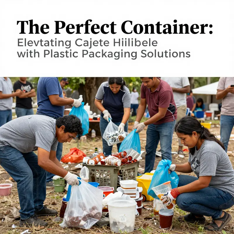A variety of plastic containers filled with Cajete Chile showcased at a busy fast food location.