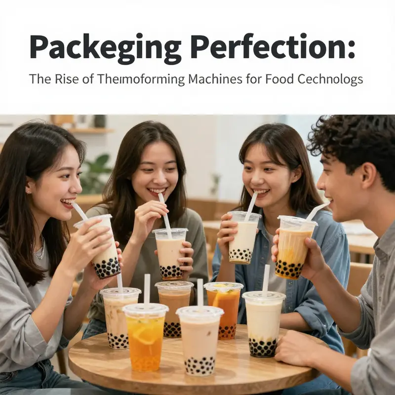 An overview of wholesalers showcasing a range of thermoforming machines and their food packaging products.