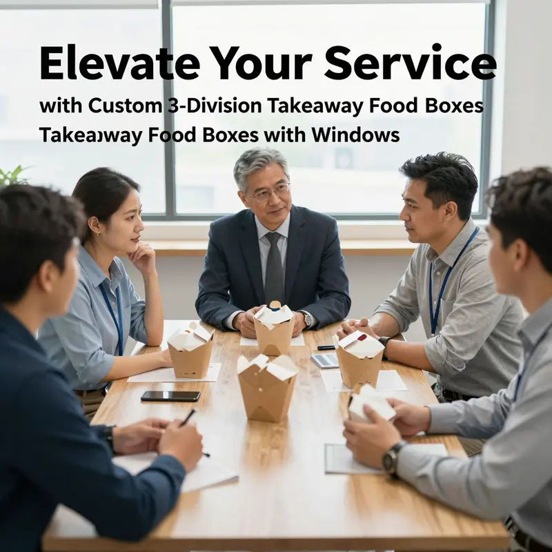 The key features of customizable 3-division takeaway food boxes that showcase their appeal and functionality.