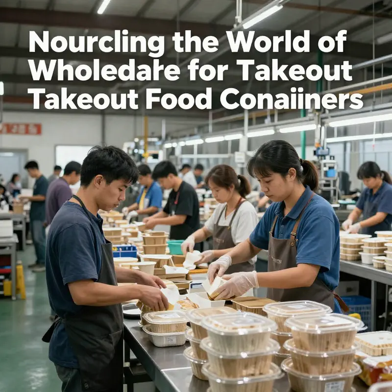 A diverse selection of takeout food containers showcasing various materials suitable for wholesale.