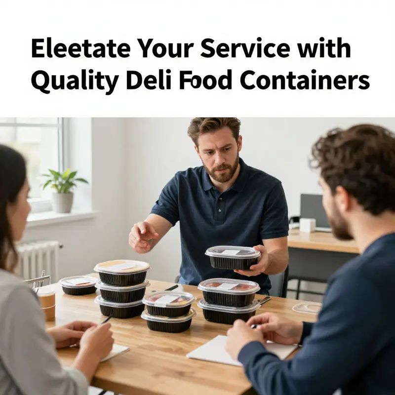 Effective communication between suppliers and buyers is crucial for successful procurement of deli food containers.