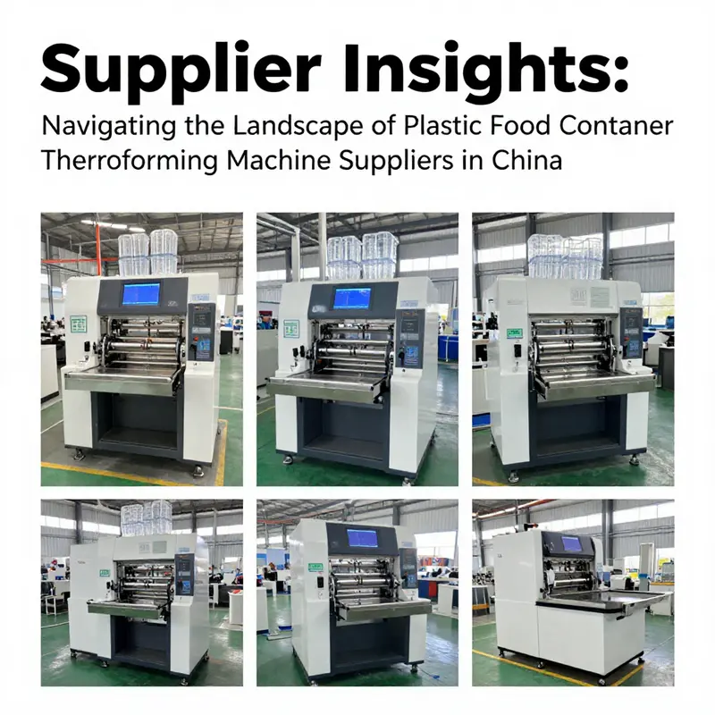Leading suppliers of thermoforming machines in China are equipped to meet diverse food packaging needs.