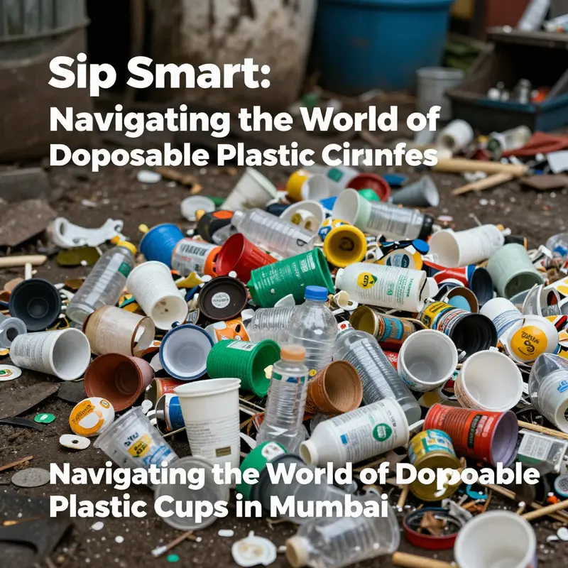 A vibrant overview of Mumbai’s market, showcasing the high demand for disposable plastic products from food and beverage businesses.