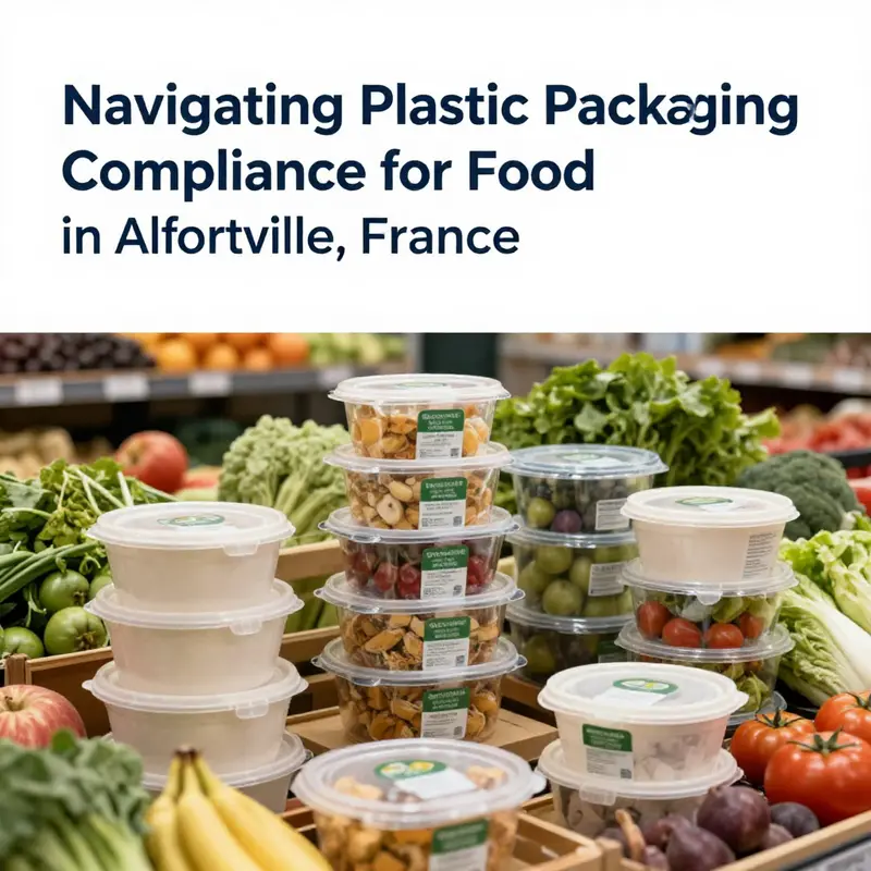 Chefs ensuring compliance with food packaging regulations in Alfortville.