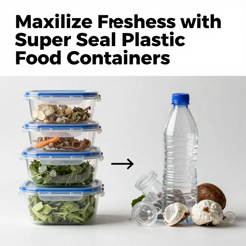 The key materials and properties of Super Seal plastic food storage containers.