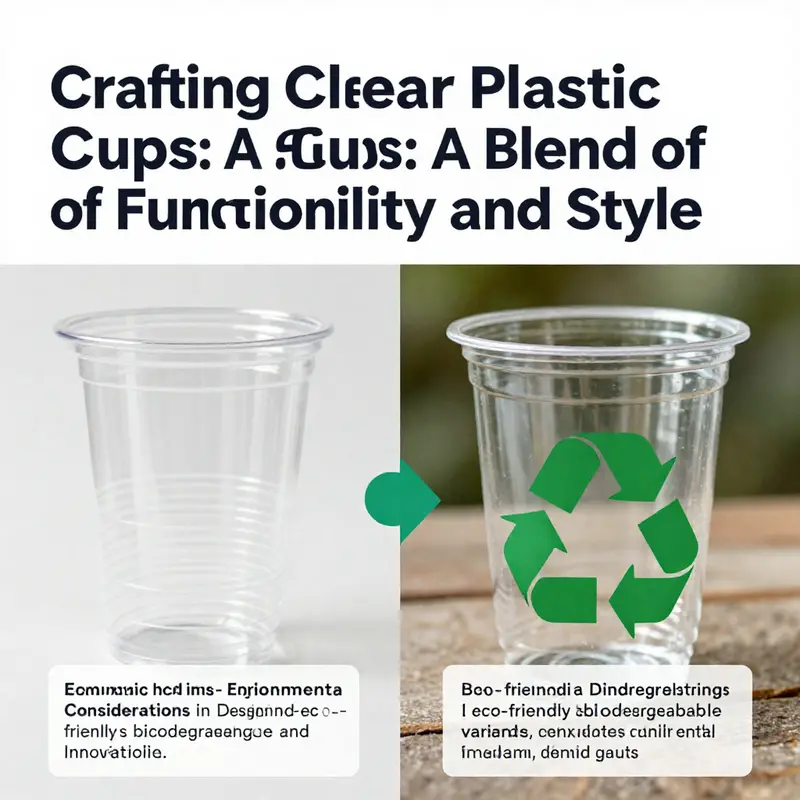 Inspiration and customization possibilities for clear plastic cups tailored to attract customers.