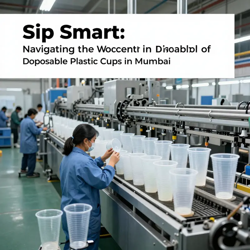 A vibrant overview of Mumbai’s market, showcasing the high demand for disposable plastic products from food and beverage businesses.