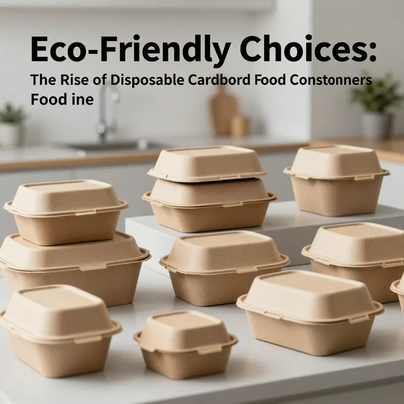 Disposable cardboard food containers embody sustainability with their compostable materials and eco-friendly designs.