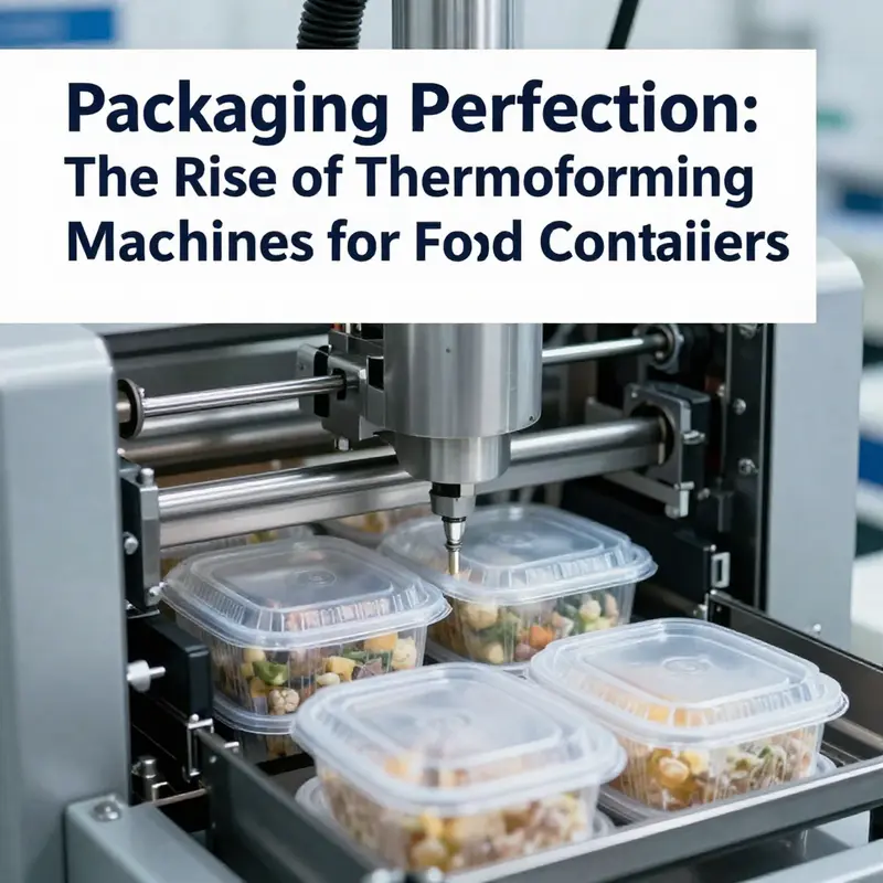 An overview of wholesalers showcasing a range of thermoforming machines and their food packaging products.