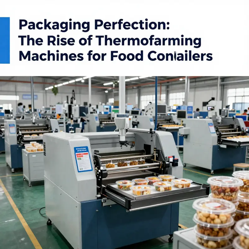 An overview of wholesalers showcasing a range of thermoforming machines and their food packaging products.