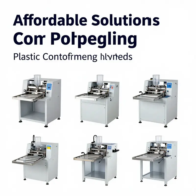 An overview of a disposable plastic food container making machine in operation.