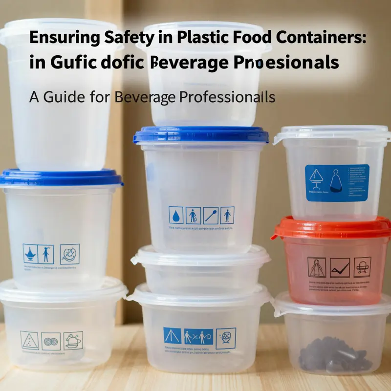 Chemical safety in plastic food containers is crucial for food service operations, as different plastics have varying safety profiles.