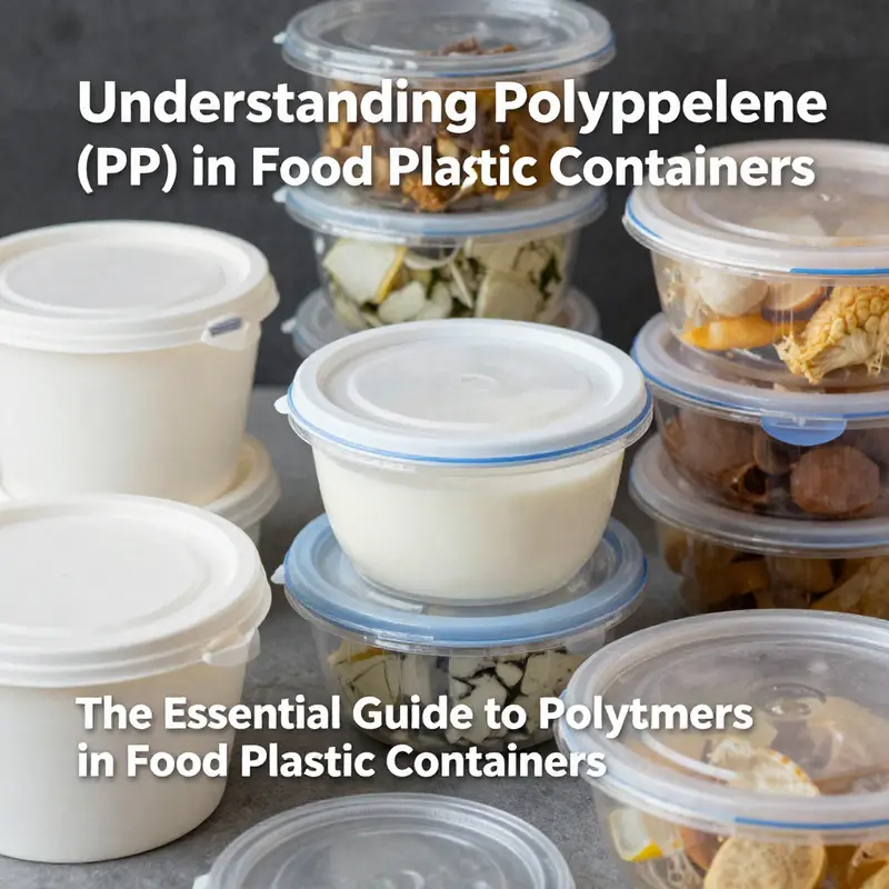 A range of polypropylene food plastic containers designed for durability and convenience in food service.