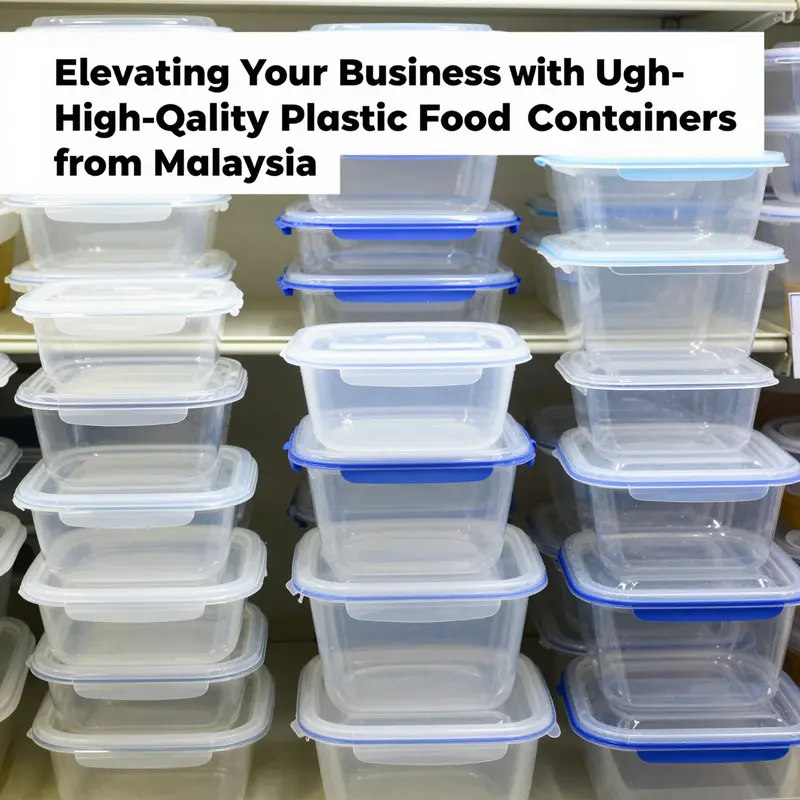 Advanced thermoforming technology in a Malaysian factory dedicated to producing plastic food containers.