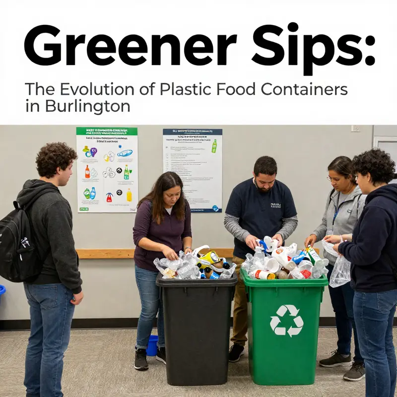 Beverage shops in Burlington prioritize eco-friendly practices in their container choices.