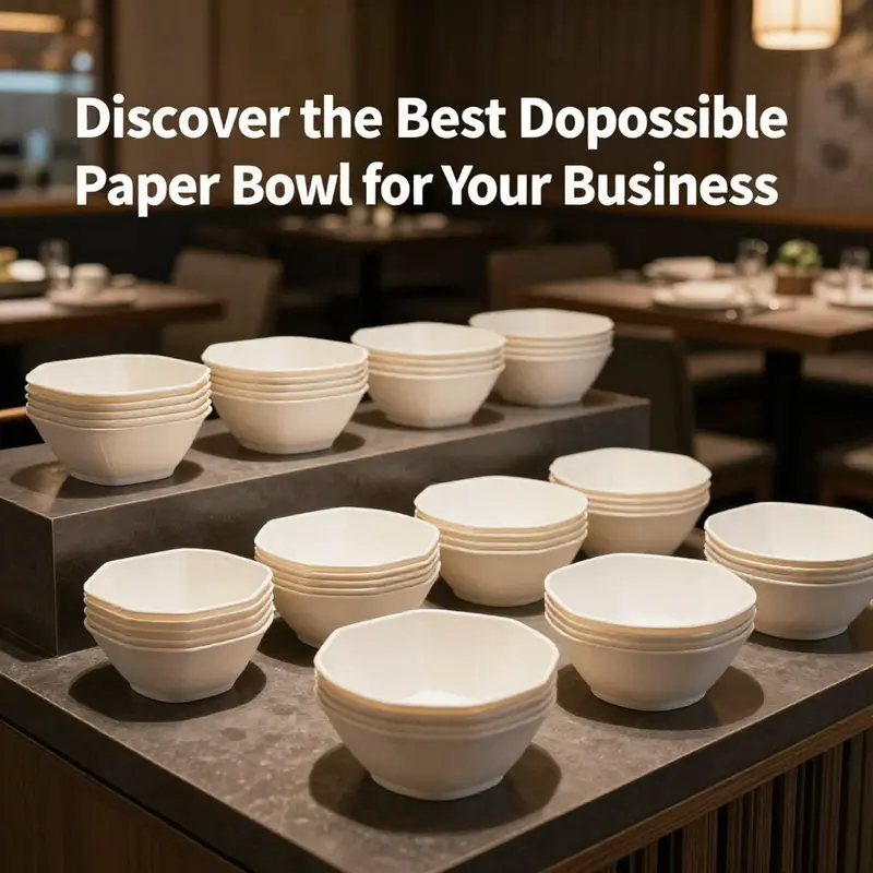 Ebelee’s range of biodegradable paper bowls showcases their commitment to sustainability.