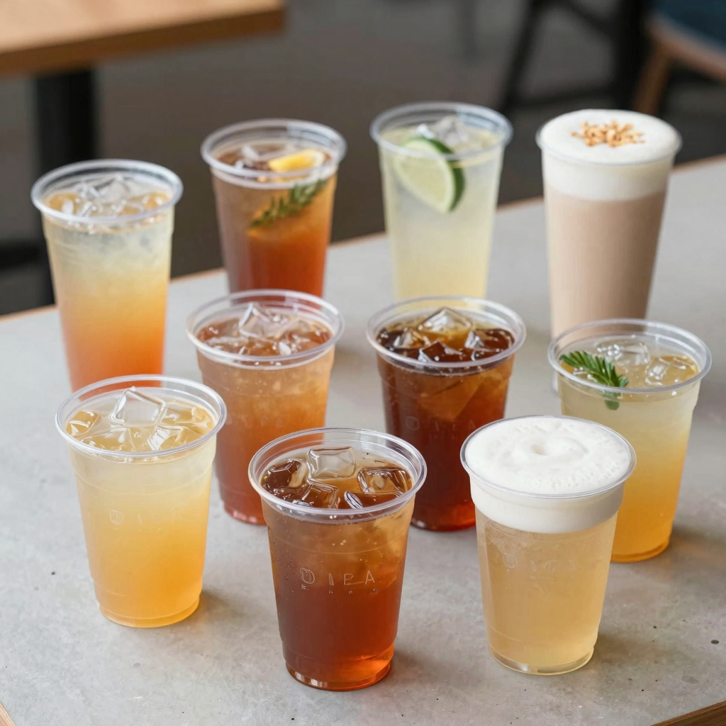 8 Ounce Clear Plastic Cups