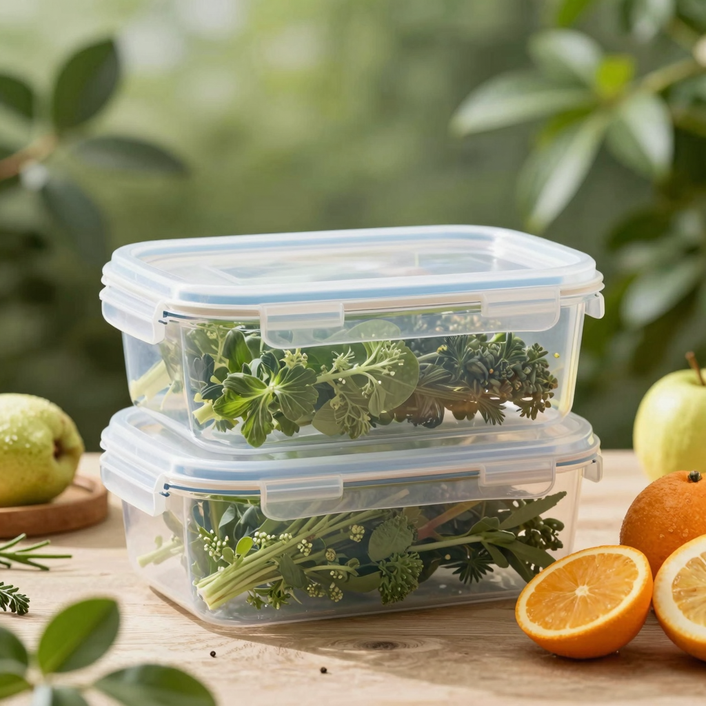 Eco-Friendly Plastic Food Storage Container