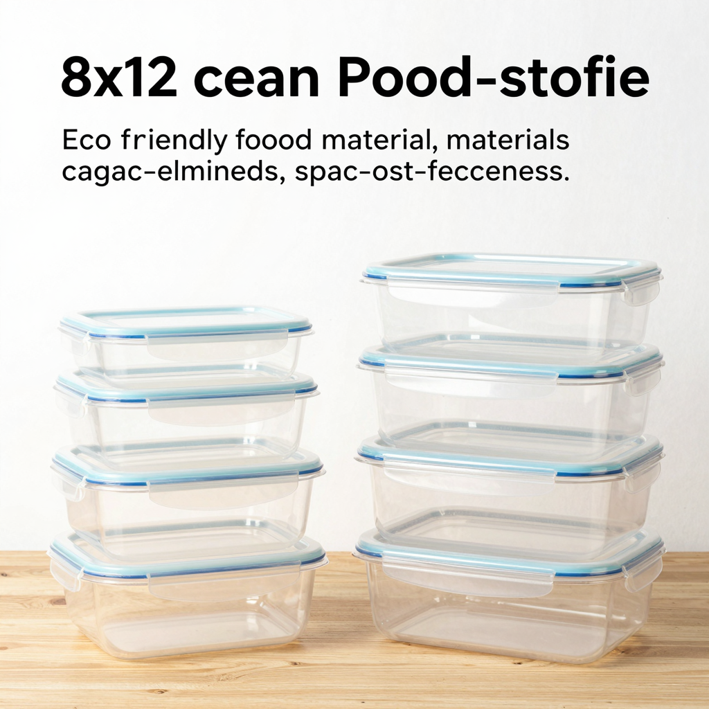 Benefits of 8x12 Plastic Food Storage Containers