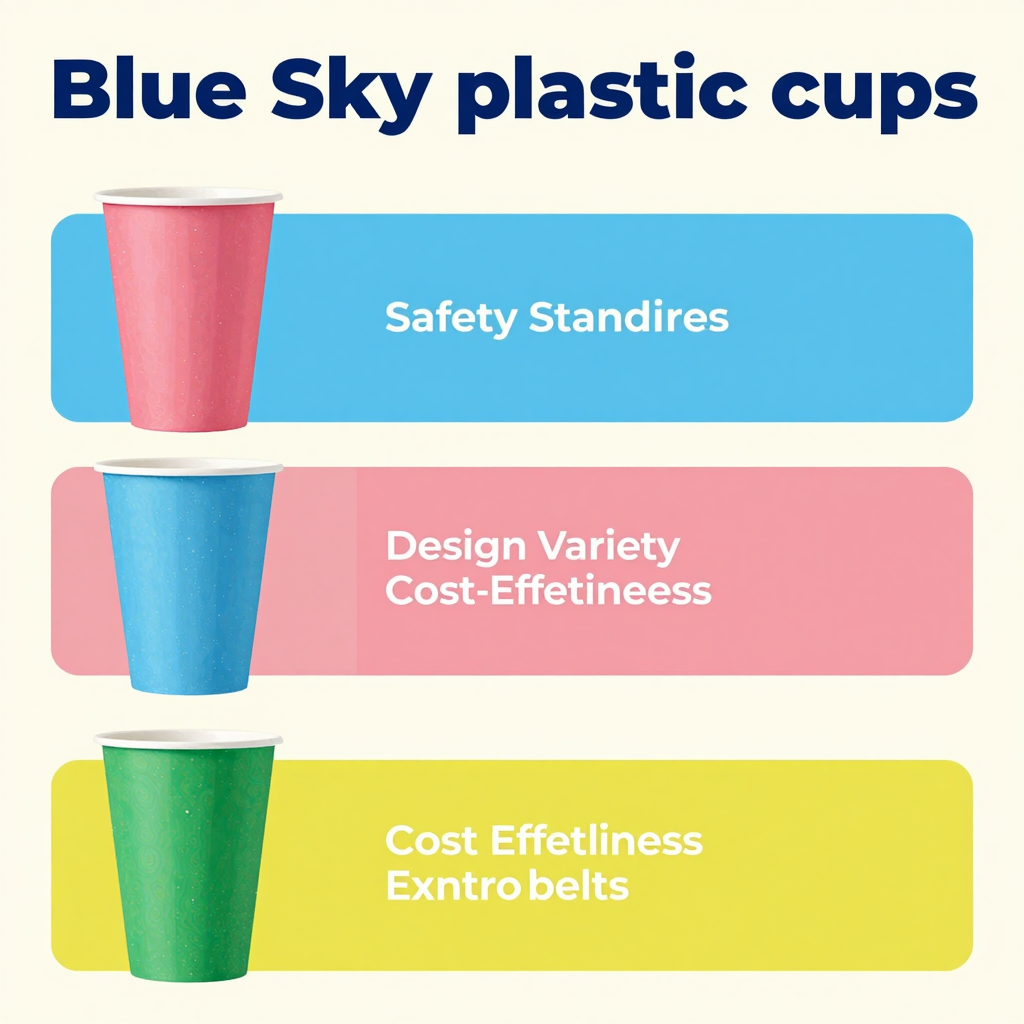 Key Features of Blue Sky Plastic Disposable Cups