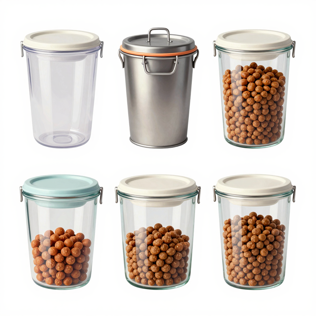 Different Types of Dog Food Storage Containers