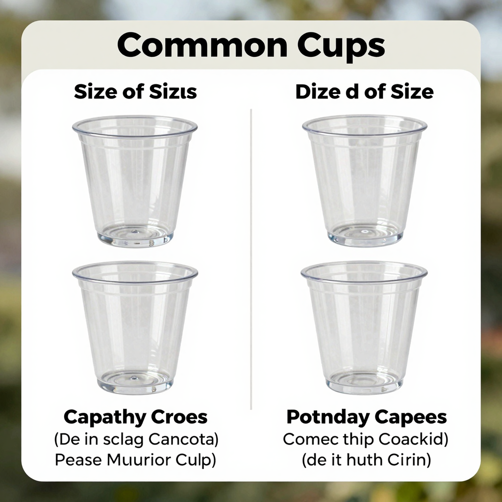 Clear Plastic Communion Cups Comparison