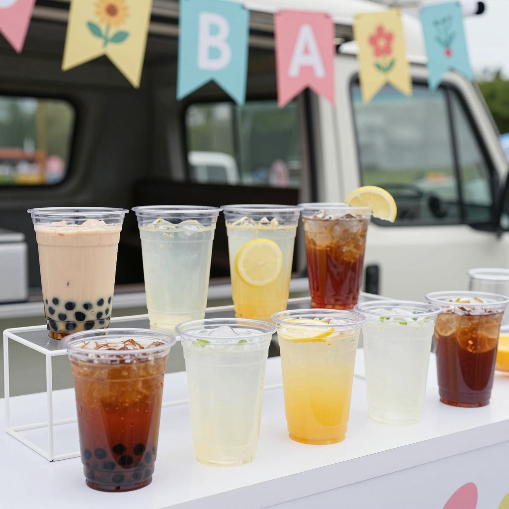 Stylish Usage of Clear Plastic Cups