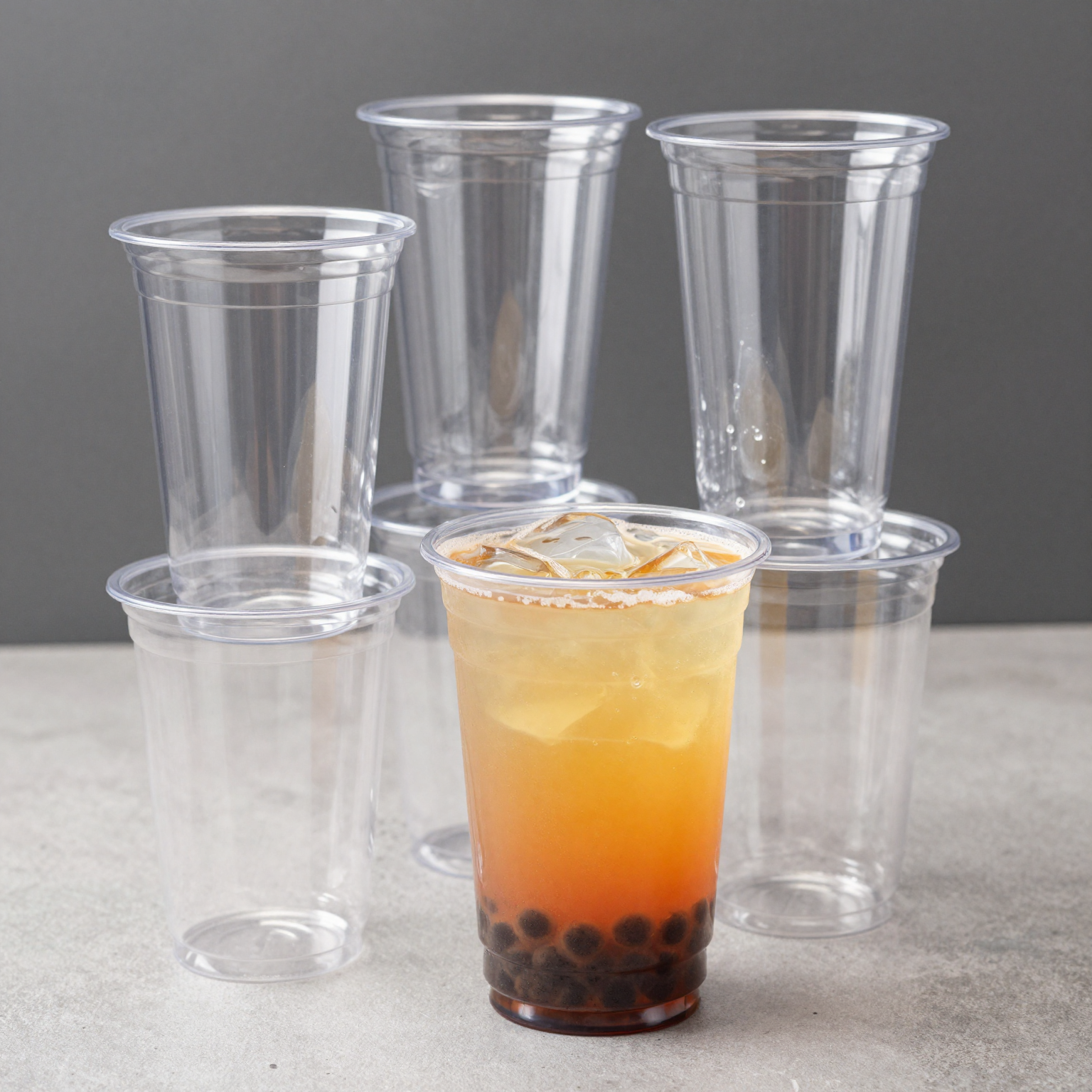 Club cups 3 oz clear plastic cups
