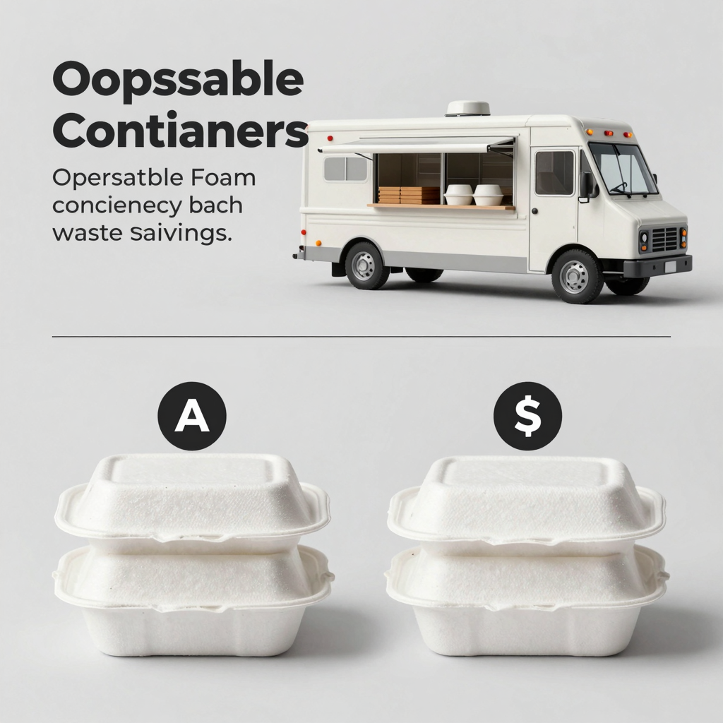 Advantages of Disposable Foam for Food Trucks