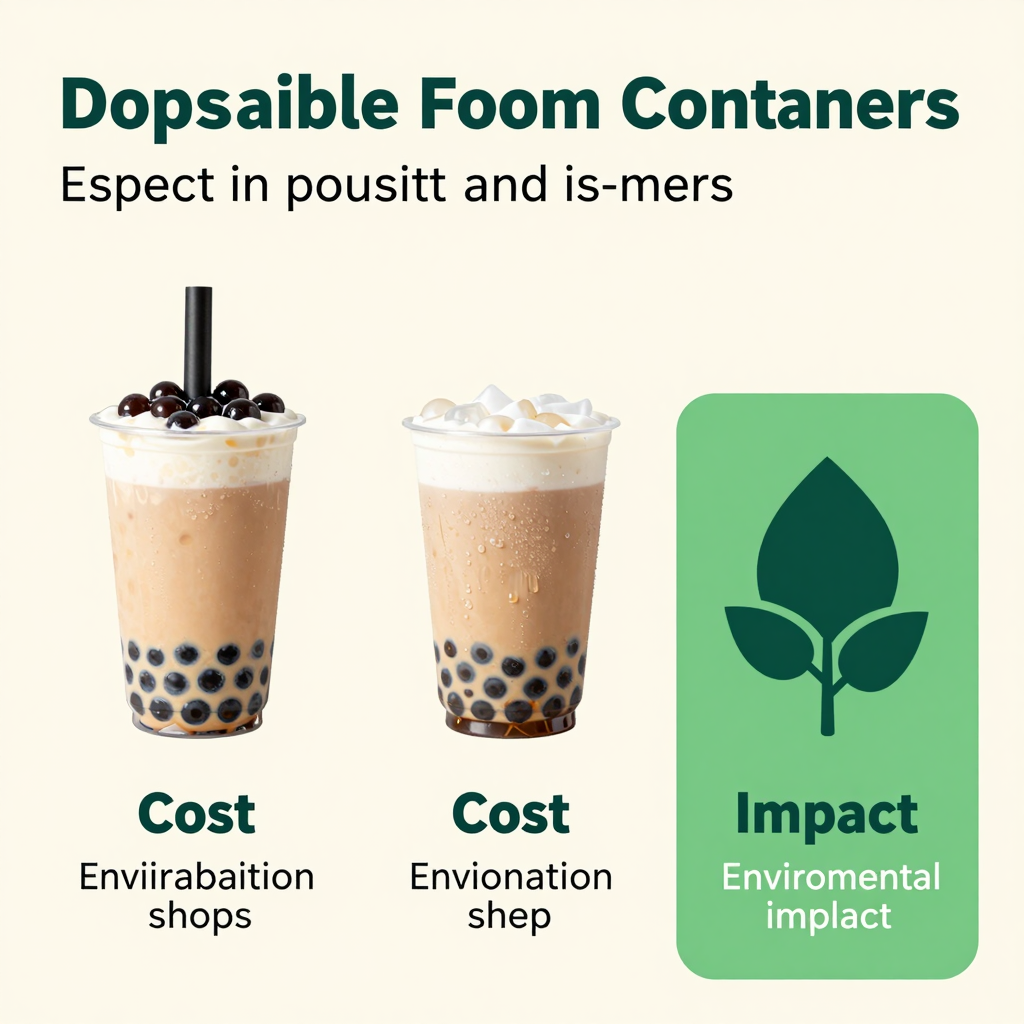 Benefits of Disposable Foam in Bubble Tea Shops