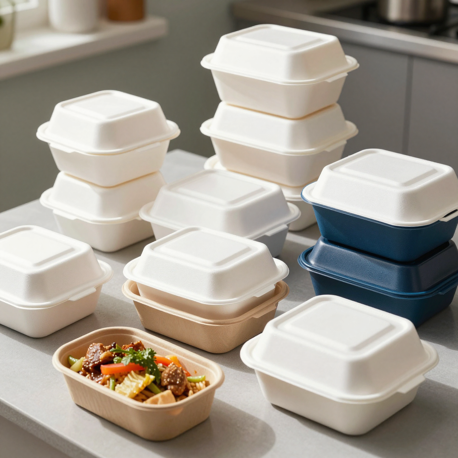 Disposable Foam Food Containers