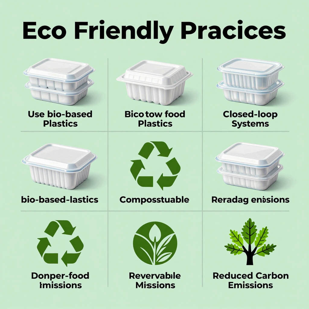 Eco-Friendly Practices in Disposable Plastic Food Containers