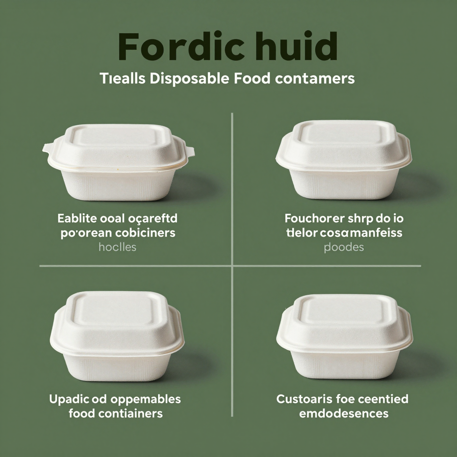 Trends in Food Service: Quality Disposable Containers