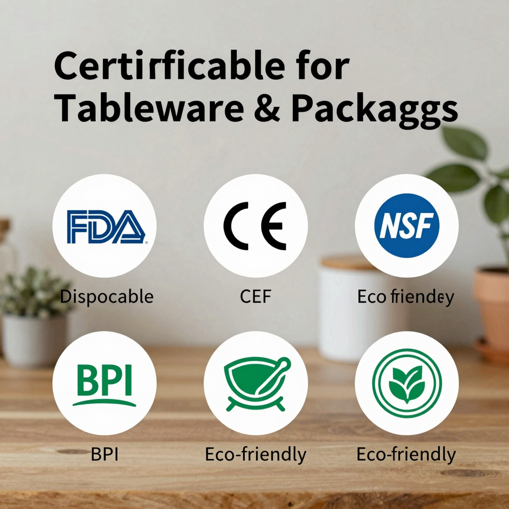 Industry Certifications for Disposable Tableware