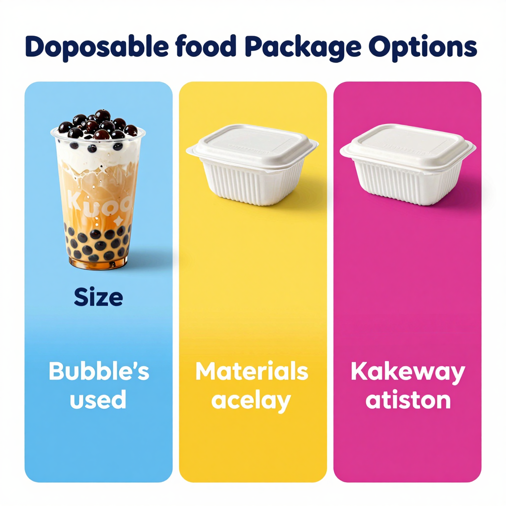 Comparison Table of Disposable Food Packaging Options