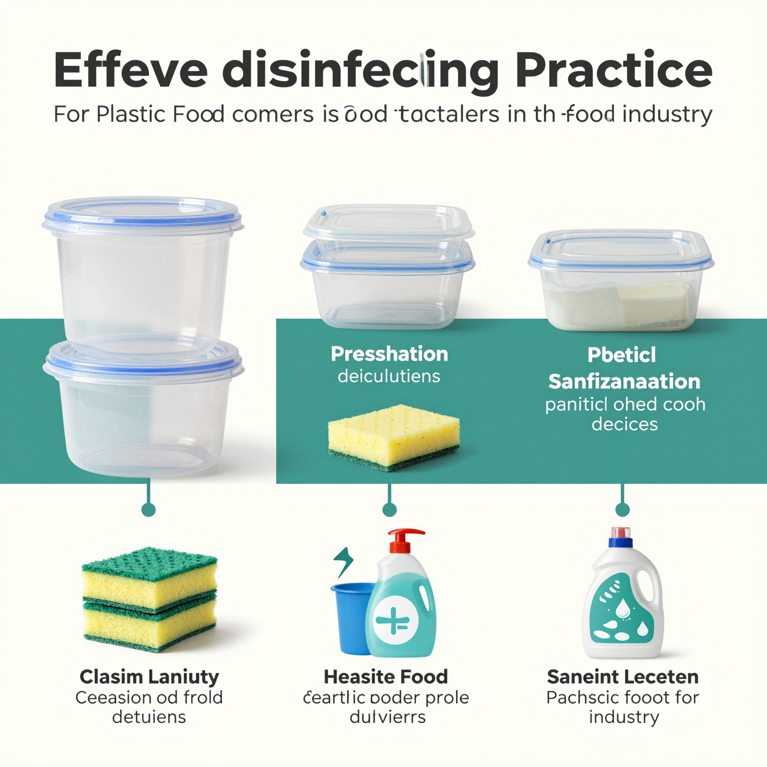 Effective Disinfecting Practices for Plastic Food Containers