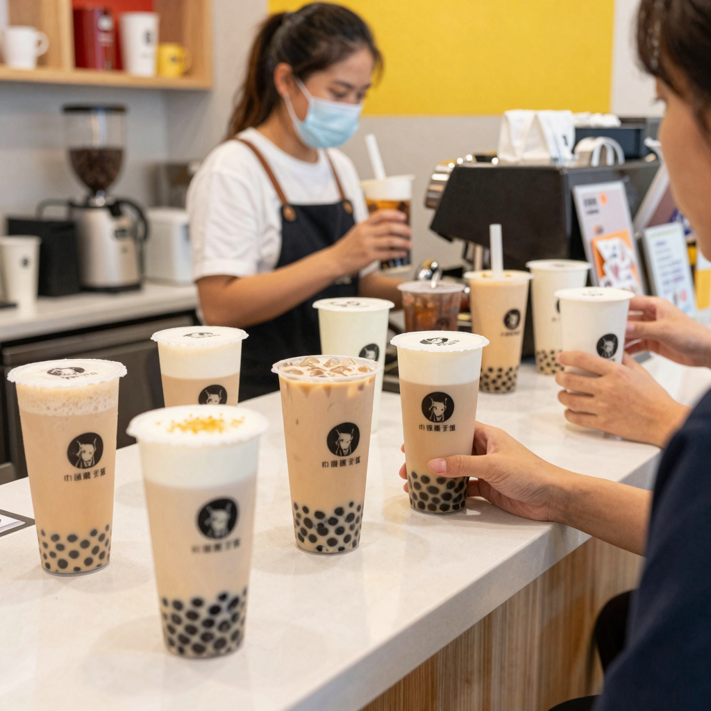 Insulated Paper Cups in Use