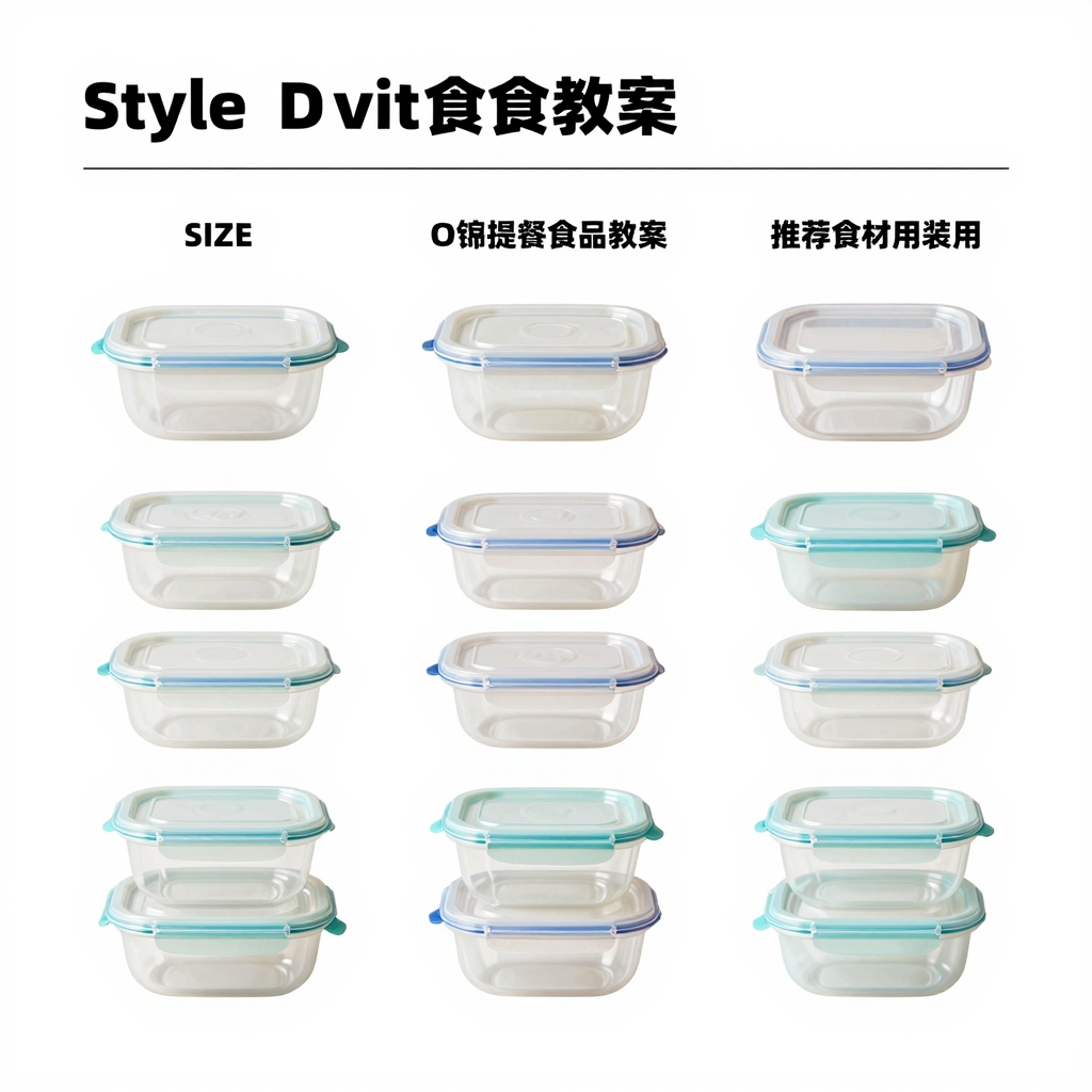 Plastic Chinese Food Containers Infographic