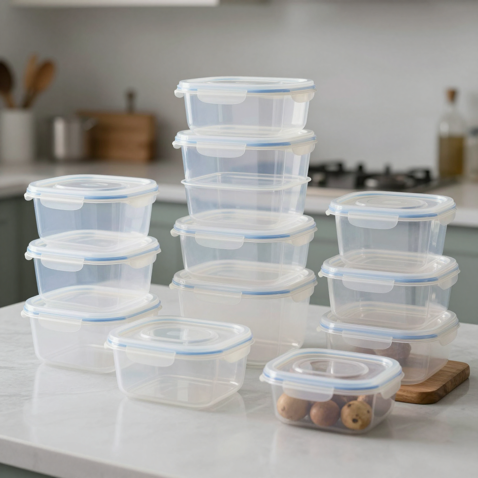 Plastic Containers for Food Prep