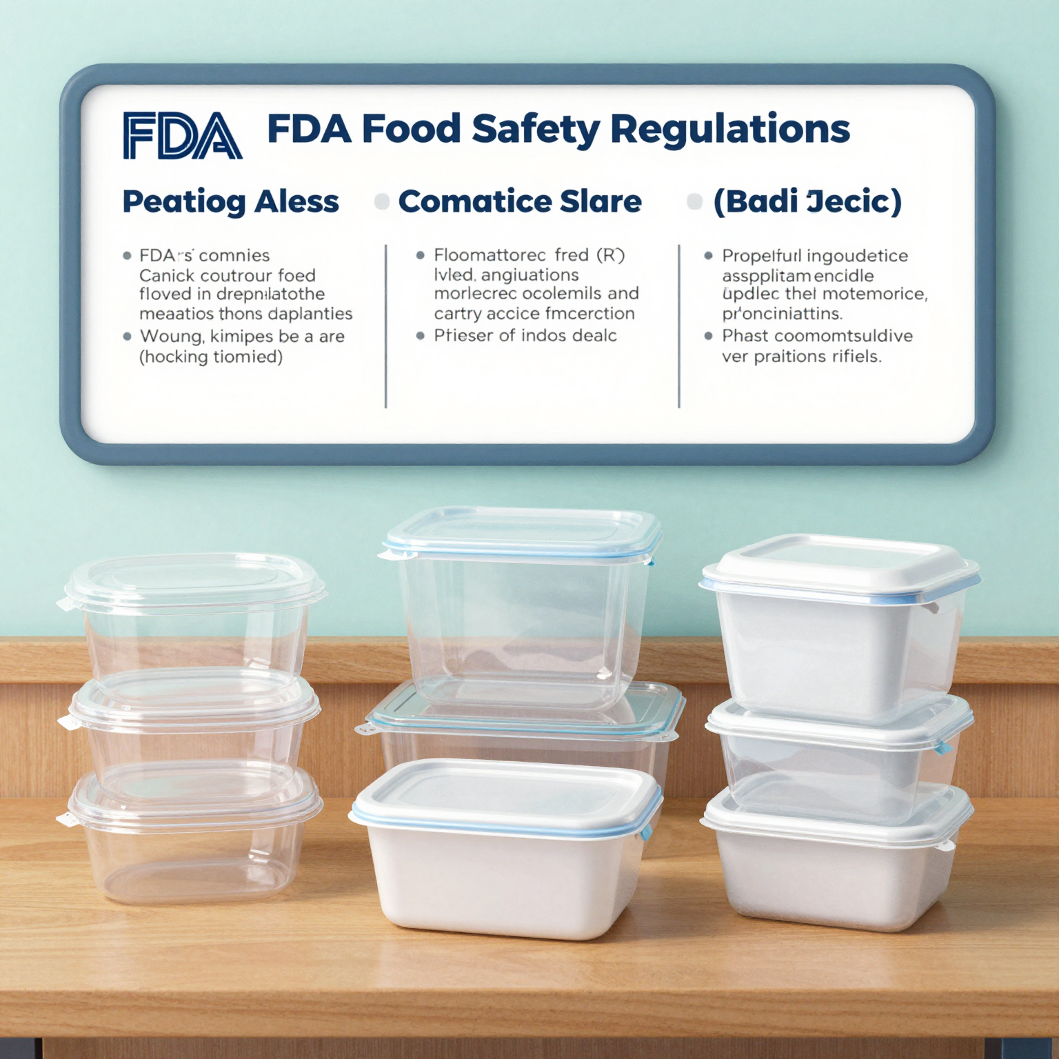 FDA Food Safety Regulations Illustration