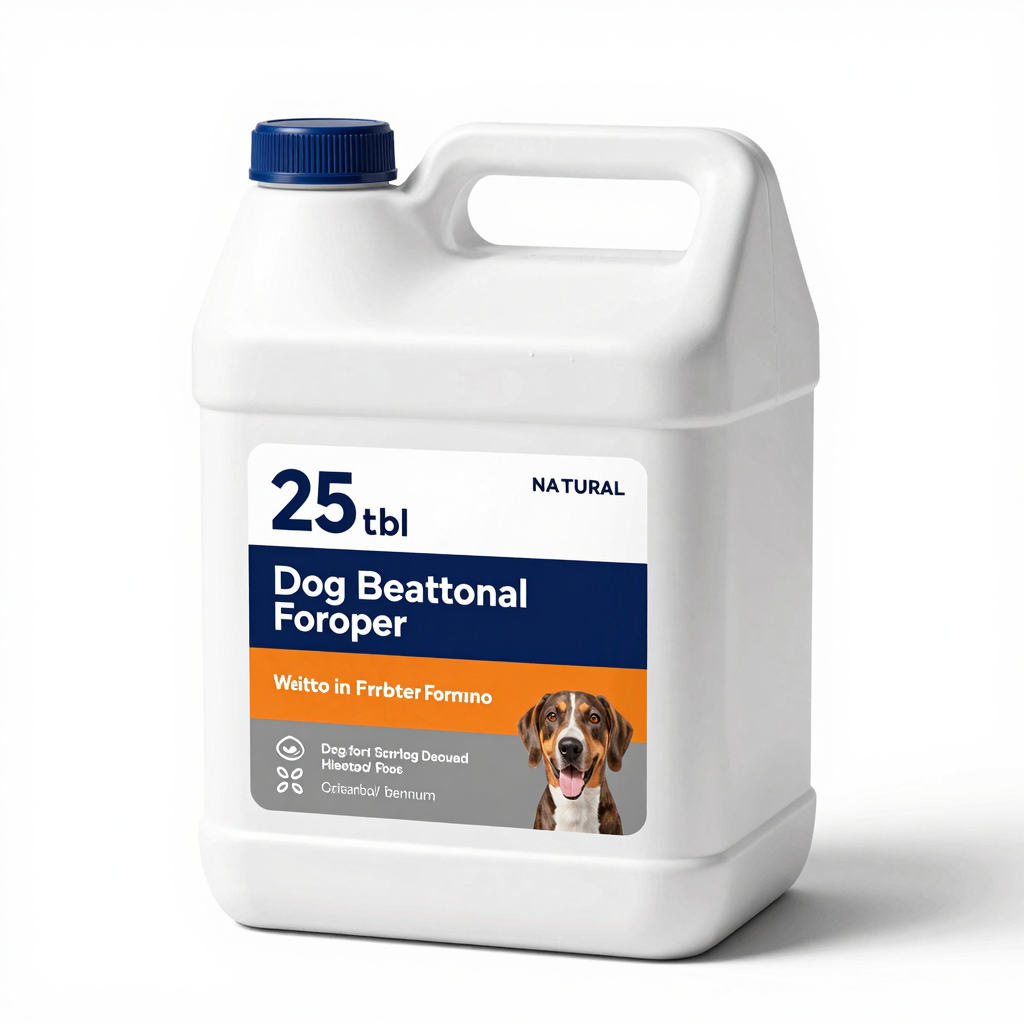 25 lb Plastic Dog Food Container